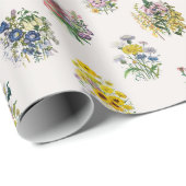 Tuinbloemen Cadeaupapier (Rol Hoek)