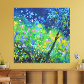 Tuinbloemen Canvas Afdruk (Insitu (Woonkamer))