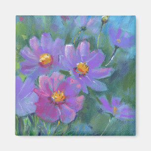Tuinbloemen (Cosmos bipinnatus, Mexicaanse Pasen) Magneet