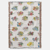Tuinbloemen Deken (Voorkant Verticaal)