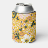 Tuinbloemen: geel  charme. blikjeskoeler (Blikje Achterkant)