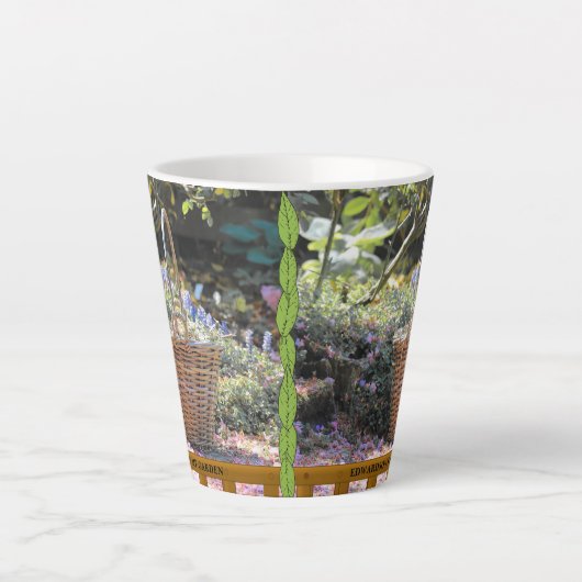 Tuinbloemen Hou van mijn persoonlijke tuin Latte Mok (Voorkant)