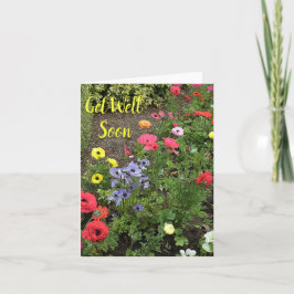 Tuinbloemen in bloei kaart