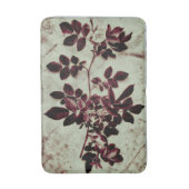 Tuinbloemen in Bordeaux Badmat (Voorkant Verticaal)