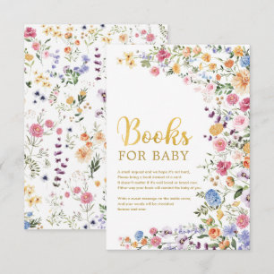 Tuinbloemen Lente wilde bloemboeken voor Baby Informatiekaartje