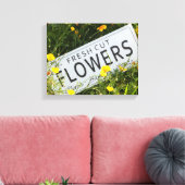 Tuinbloemen met vers afgesneden bloem 0753 canvas afdruk (Insitu (Woonkamer))