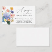 Tuinbloemen Neem alstublieft een recept mee Informatiekaartje (Voorkant / Achterkant)