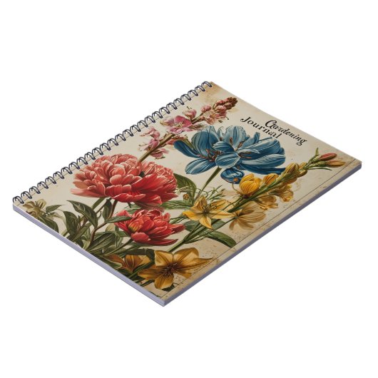 tuinbloemen notitieboek (Linkerzijde)