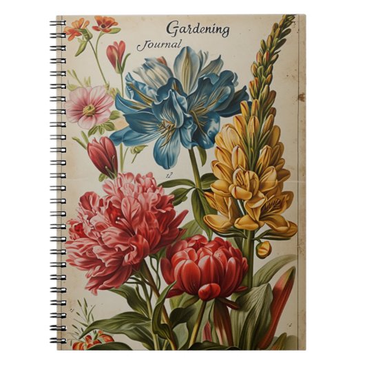 tuinbloemen notitieboek (Voorkant)