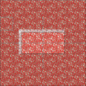 tuinbloemen rood stof (Delen)