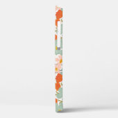 Tuinbloemen: roze, sinaasappel naadloos Case-Mate iPhone case (Achterkant / Links)