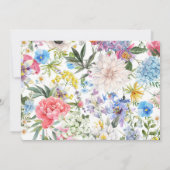 tuinbloemen script bedankkaart (Achterkant)