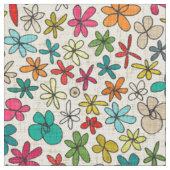 tuinbloemen stof (Close Up)