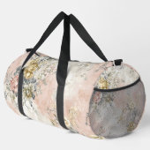 Tuinbloemmotief met distressed look plunjezak (Rechterhoek)