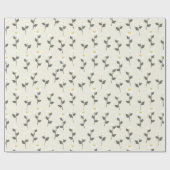 Tuinbloesem inpakpapier (Vlak)