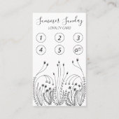 Tuinbocht Kunstbloemige Planten Wilde bloemen 5 Klantenkaartje (Voorkant)