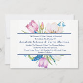 Tuinboeket Bloemenbruiloft uitnodiging (Voorkant)