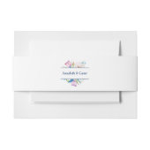 Tuinboeket bruiloft uitnodiging uitnodigingen wikkel (Voorkant Voorbeeld)