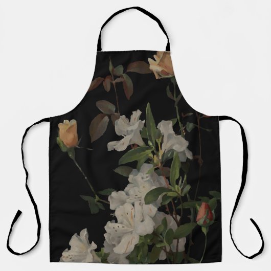 Tuinboer Apron voor vrouwen - Azalea en Rozen Schort (Voorkant)
