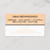 Tuinboer Boerderij Butcher Animals Visitekaartje (Achterkant)