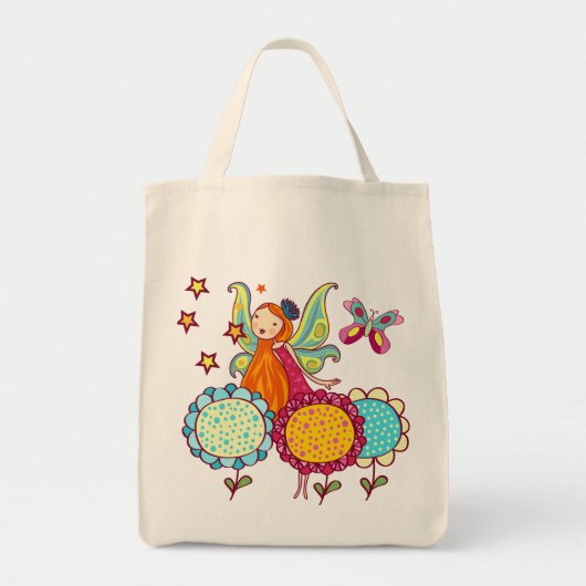Tuinboer met bloemen tote bag (Voorkant)