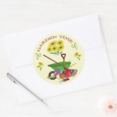 Tuinboer Ronde Sticker (Envelop)