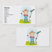 tuinboer visitekaartje (Voorkant / Achterkant)