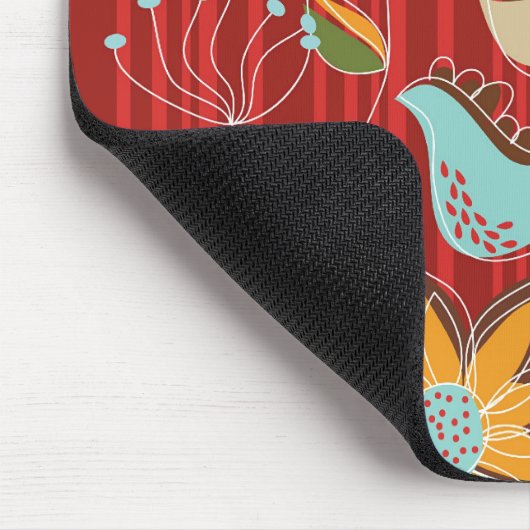 Tuinboer voor roodstaafjes muismat (Hoek)