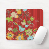 Tuinboer voor roodstaafjes muismat (Met muis)