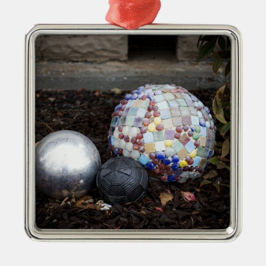 Tuinbollen Metalen Ornament (Voorkant)