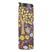 Tuinbomen, bloemen, appelmotief thermosbeker (Geroteerd rechts)