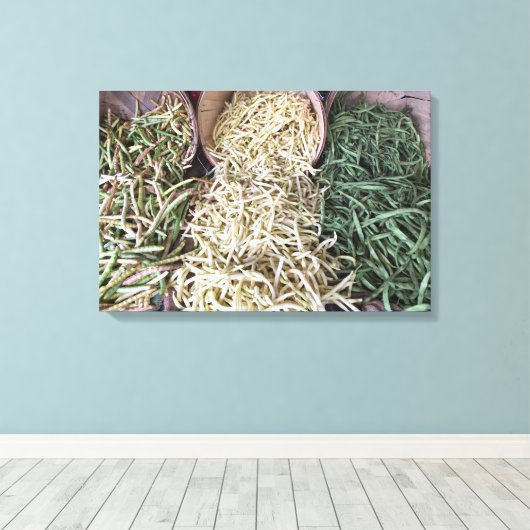 Tuinbonen Canvas Afdruk (Insitu (Houten vloer))