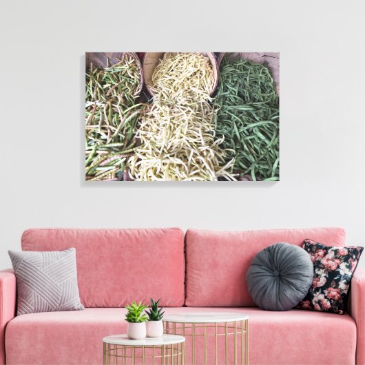 Tuinbonen Canvas Afdruk (Insitu (Woonkamer))