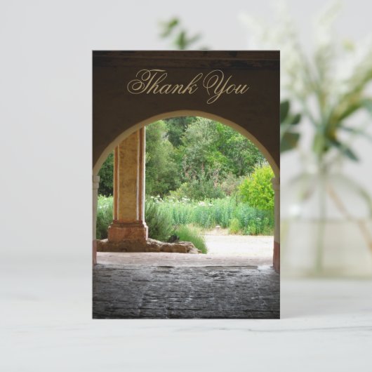 Tuinboog Bedankkaart (Staand voorkant)