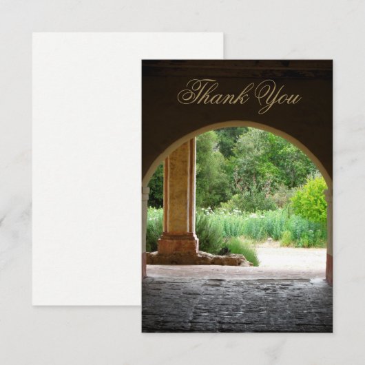 Tuinboog Bedankkaart (Voorkant / Achterkant)