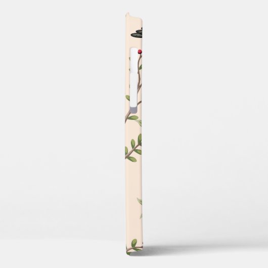  tuinboom, vogelbloem naadloos patroon Case-Mate iPhone case (Achterkant / Links)