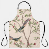  tuinboom, vogelbloem naadloos patroon schort (Voorkant)