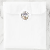 Tuinbord Ronde Sticker (Tas)