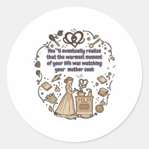 Tuinbord Ronde Sticker