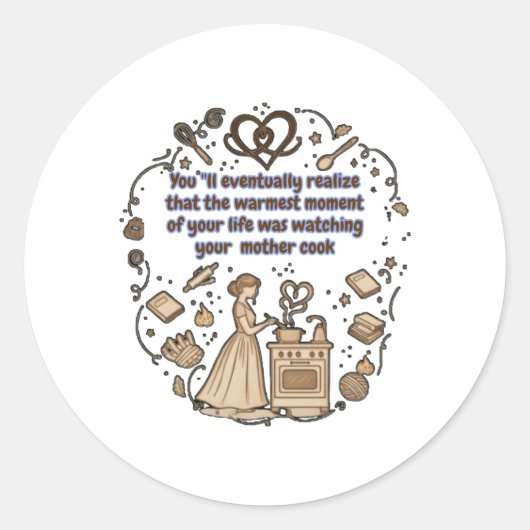 Tuinbord Ronde Sticker (Voorkant)
