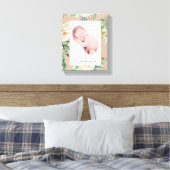 tuinboulevardfoto baby canvas afdruk (Insitu (Slaapkamer))