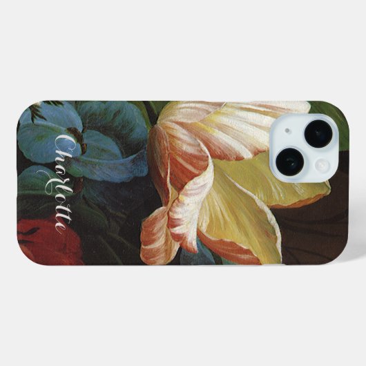  tuinbouw in Bloom, barokbloemen Case-Mate iPhone Case (Achterkant (horizontaal))