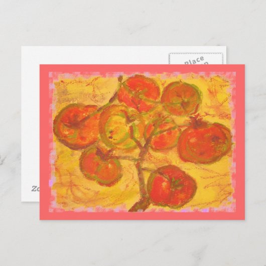 tuinbouw is een goede therapie en je krijgt tomate briefkaart (Voorkant / Achterkant)