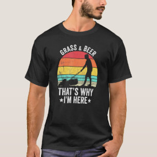 tuinbouw met landschapsgras, gras- en bijenteelt t-shirt