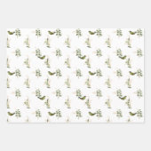 Tuinbouw met vogels, bijen en vlinders inpakpapier vel (Voorkant)