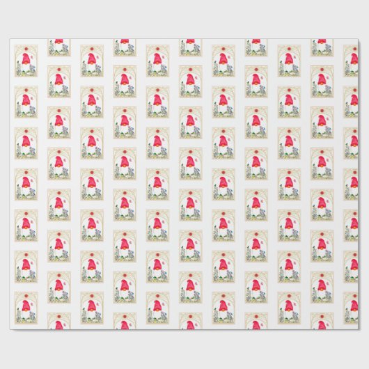 tuinbouwafval van Gnome Cadeaupapier (Vlak)