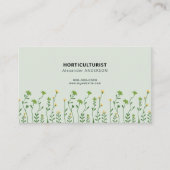 tuinbouwer visitekaartje (Voorkant)