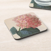  tuinbouwers, roze hydrangea Hortensia Bier Onderzetter (Linkerzijde)