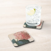  tuinbouwers, roze hydrangea Hortensia Bier Onderzetter (Rechterzijde)