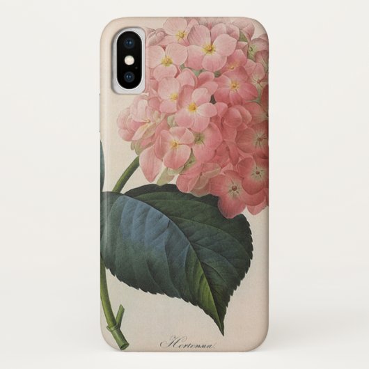 tuinbouwers, roze hydrangea Hortensia Case-Mate iPhone Case (Achterkant)